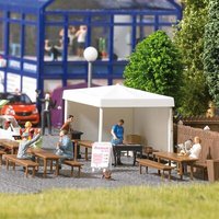 BUSCH 1828 H0 Bratwurst-Grillstand von Busch