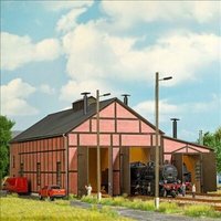 BUSCH 1956 H0 Lokschuppen von Busch