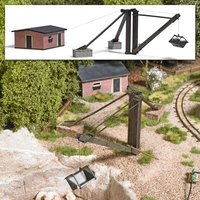 BUSCH 1975 1:87 Schwenkkran mit Windenhaus von Busch