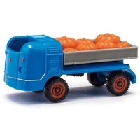 BUSCH 211003212 N Multicar M21 blau mit Kürbisbeladung, 1956 von Busch