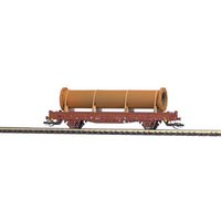 BUSCH 31512 TT Flachwagen mit Rungen Ks [3300] mit Ladegut Flanschrohr, DR, Ep. IV von Busch