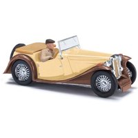 BUSCH 45918 H0 MG Midget TC, Cabrio mit Fahrerfigur von Busch