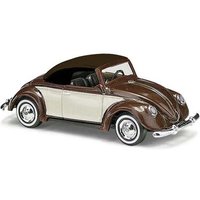 BUSCH 46718 H0 VW Hebmüller Cabrio zweifarbig, Braun von Busch