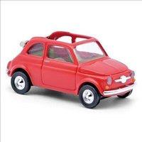 BUSCH 48782 H0 Fiat 500 Cabriolimo Trasformabile, Rot von Busch