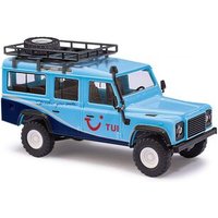 BUSCH 50334 1:87 Land Rover Defender, TUI mit Gepäckträger und Koffer von Busch