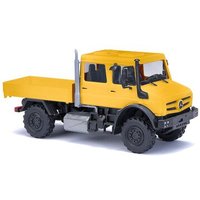 BUSCH 51080 H0 Mercedes-Benz Unimog U 5023 Doppelkabine, gelb von Busch