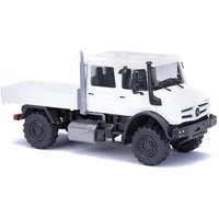 BUSCH 51081 H0 Mercedes-Benz Unimog U 5023 / Doppelkabine weiß von Busch
