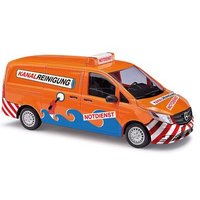 BUSCH 51138 H0 Mercedes-Vito, Kanal-Reinigung BUSCH 51138 H0 Mercedes-Vito, Kanal-Reinigung von Busch