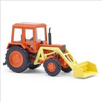 BUSCH 51317 H0 Belarus MTS-82 mit Frontlader und breiter Schaufel von Busch