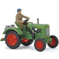 BUSCH 54154 1:87 Fendt F 15 Dieselross mit Bäuerin und Milchkannen von Busch