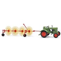 BUSCH 54155 H0 Fendt F 15 Dieselross mit Bautz Spinne BS4 von Busch