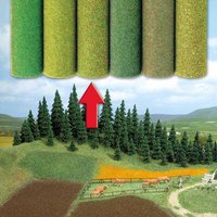 BUSCH 7222 H0 N TT Z SPUR 1 / G SPUR 0 Gelände-Teppich Blumenwiese 0,8 m² von Busch