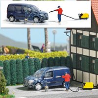 BUSCH 7825 H0 Action Set: Hochdruckreinigung von Busch
