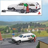 BUSCH 7827 H0 Action Set: Reifenpanne BUSCH 7827 H0 Action Set: Reifenpanne von Busch