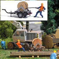 BUSCH 7836 H0 Action-Set: Kabelzieher BUSCH 7836 H0 Action-Set: Kabelzieher von Busch