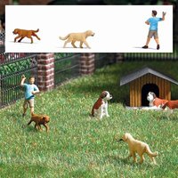 BUSCH 7896 H0 Apportierspiel mit Hunden BUSCH 7896 H0 Apportierspiel mit Hunden von Busch