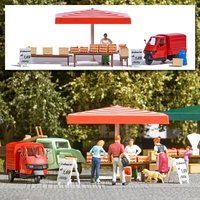 BUSCH 7913 H0 Action Set: Marktstand Erdbeeren BUSCH 7913 H0 Action Set: Marktstand Erdbeeren von Busch