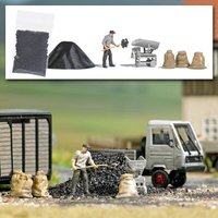 BUSCH 7928 H0 Action Set: Kohle wiegen von Busch