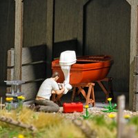 BUSCH 79815 H0 Action Set: Boot reparieren von Busch