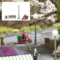 BUSCH 7983 H0 Action-Set: Rasender Pizzabote von Busch