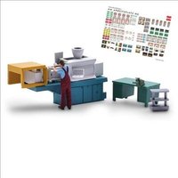 BUSCH 79903 H0 Action Set: Spritzgussmaschine von Busch
