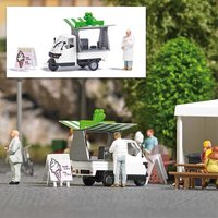 BUSCH 7991 H0 Action Set: Softeisverkauf von Busch