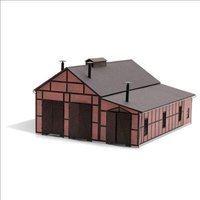 BUSCH 8820 H0 TT Lokschuppen von Busch
