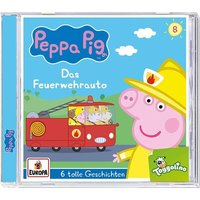 BUSCH 8972639 CD Peppa Pig 8: Das Feuerwehrauto (und 5 weitere Geschichten) von Busch