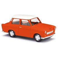 BUSCH53105 1:87 Trabant P601 50 Jahre 1 Millionster Trabant 1973 in Präsentbox von Busch