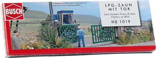 Busch 1019 - LPG Zaun mit Betonpfosten und Tor von Busch