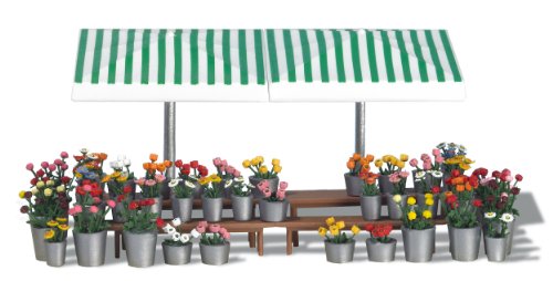 Busch 1072 - Marktstand Blumen von Busch