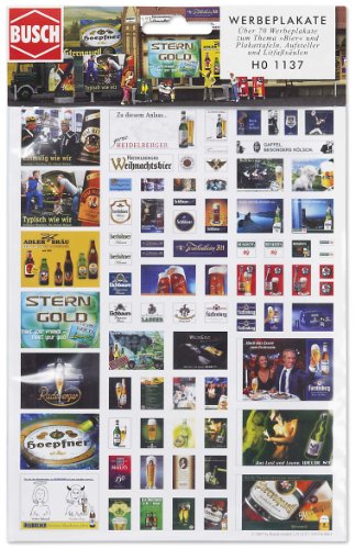 Busch 1137 - Werbeplakat-Set Brauerei von Busch