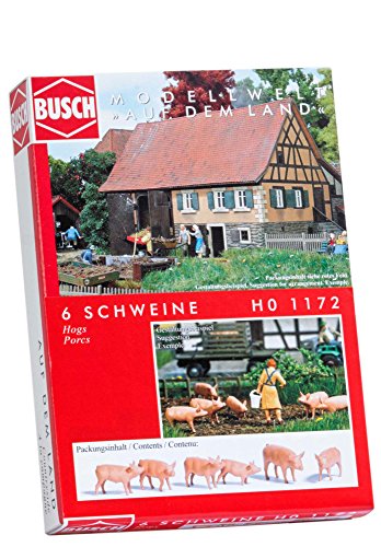 Busch 1172 - Sechs Schweine, Fahrzeug, M Busch 1172 - Sechs Schweine, Fahrzeug, M von Busch