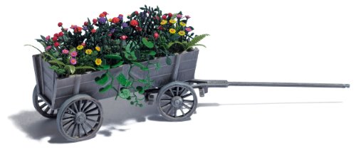 Busch 1228 - Holzwagen mit Blumen, Braun Busch 1228 - Holzwagen mit Blumen, Braun von Busch