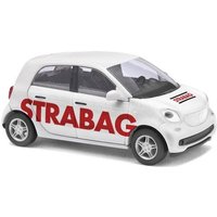Busch 49562 H0 PKW Modell Smart Forfour 14, Strabag Busch 49562 H0 PKW Modell Smart Forfour 14, Strabag von Busch