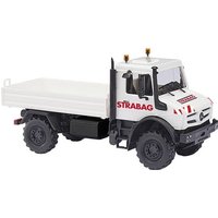 Busch 51057 H0 LKW Modell Mercedes Benz Unimog U 5023, Strabag von Busch
