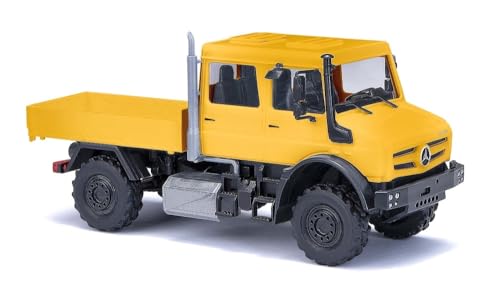 Busch 51080 H0 LKW Modell Mercedes Benz Unimog U 5023, gelb von Busch