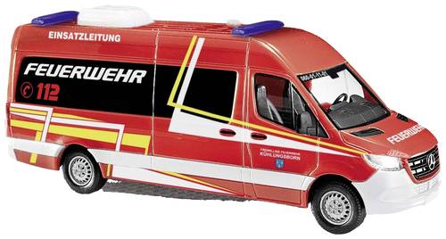 Busch 52625 H0 Einsatzfahrzeug Modell Mercedes Benz Sprinter lang Feuerwehr Kühlungsborn von Busch
