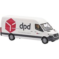 Busch 52634 H0 PKW Modell Mercedes Benz Sprinter langer Radstand, DPD von Busch