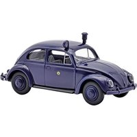Busch 52916 H0 Einsatzfahrzeug Modell Volkswagen (VW) Käfer mit Brezelfenster, Polizei Berlin von Busch