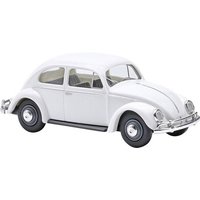 Busch 52956 H0 PKW Modell Volkswagen (VW) Käfer mit Ovalfenster, Weiß von Busch