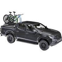 Busch 53724 H0 PKW Modell Nissan Navara mit zwei Bike von Busch