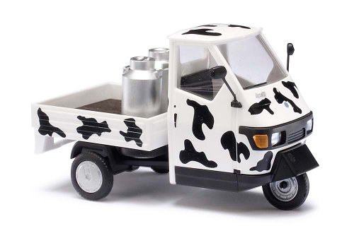 BUSCH 60004 - Piaggio Ape 50 mit Kuhflecken Maßstab 1:43 von Busch