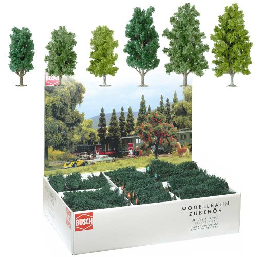 Busch 6332 - Großpackung: 36 Laubbäume HO Busch 6332 - Großpackung: 36 Laubbäume HO von Busch