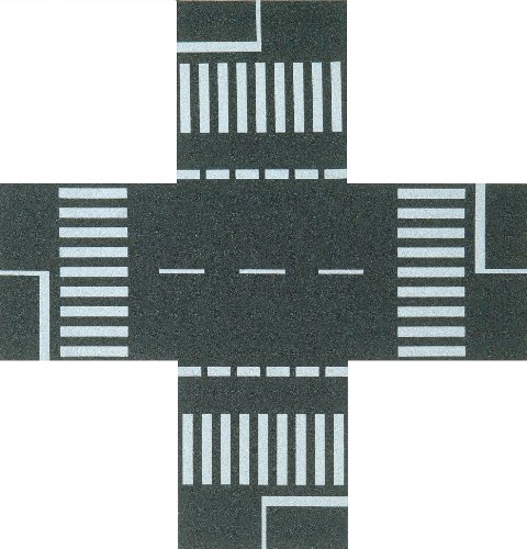 Busch 7074 H0 Strassenkreuzung von Busch