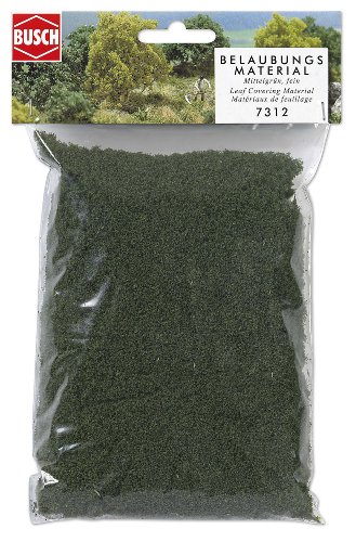 Busch 7312 Belaubungsmaterial Mittelgrün, Fein, Rosa von Busch