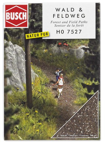 Busch 7527 Forest/Feldweg Kies HO Scenery Maßstabsgetreue Modelllandschaft, One Size von Busch