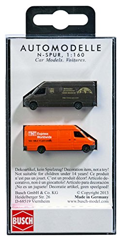 Busch 8338 - Zwei Mercedes Sprinter UPS und TNT, Fahrzeug von Busch