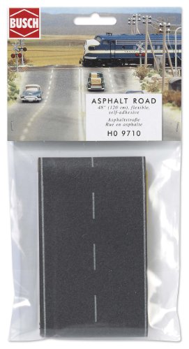 Busch 9710 - Asphaltstraße HO, Schwarz von Busch