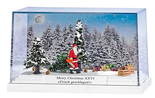 Busch B 7628 - Christmas Diorama Xxvi The Perfect Christmas Tree - maßstab 1/87 - Modelleisenbahn von Busch